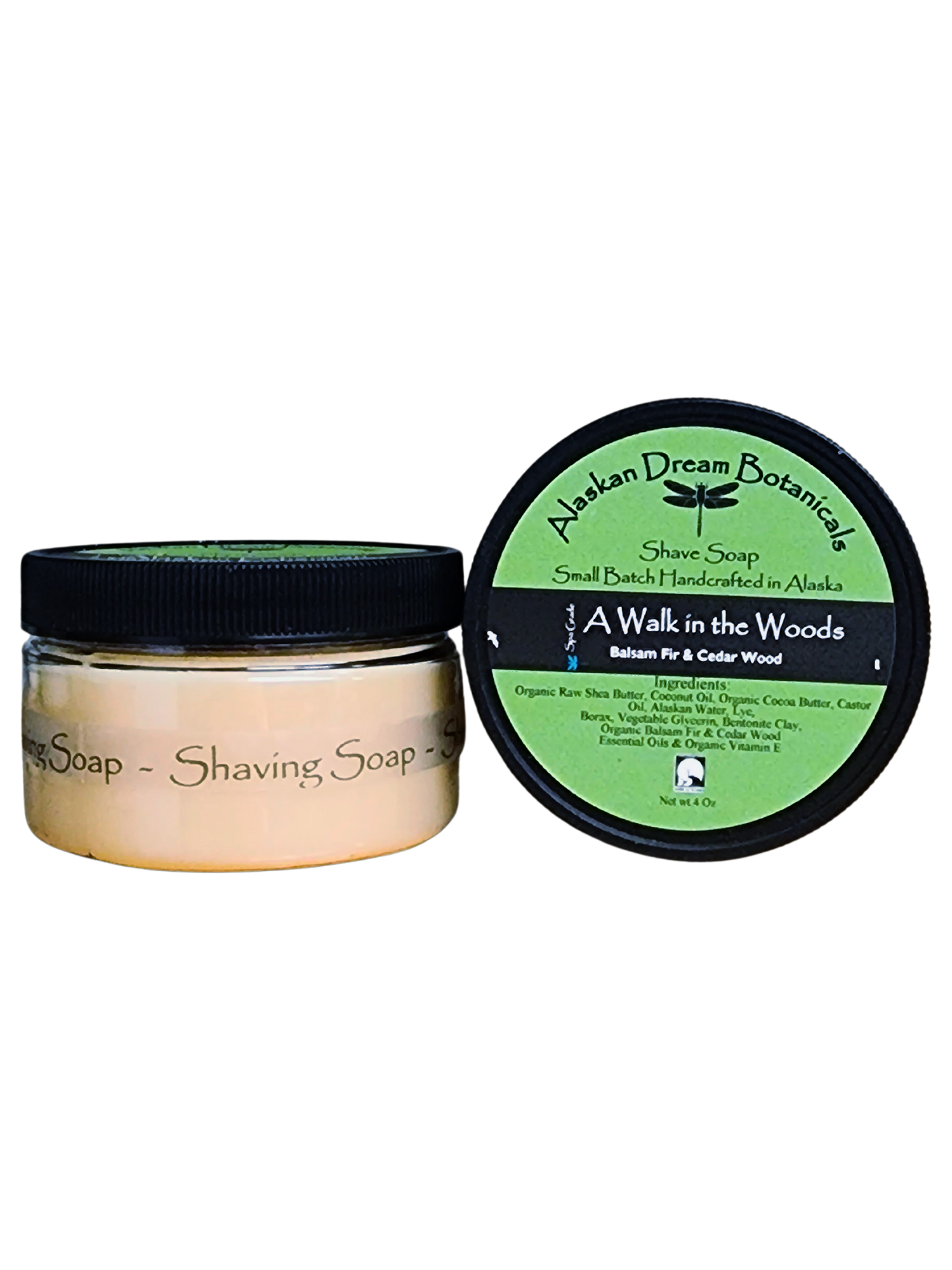 A Walk in the Woods Spa Grade Shaving Soap - Alaskan Dream Botanicals