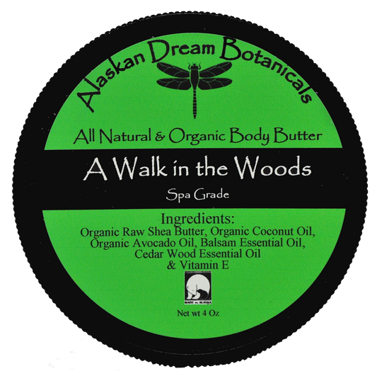 A Walk in the Woods Spa Grade Body Butter - Alaskan Dream Botanicals