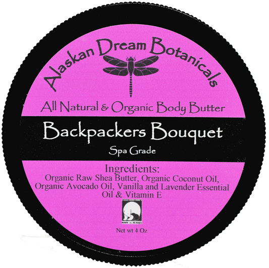 Backpackers Bouquet Spa Grade Body Butter - Alaskan Dream Botanicals