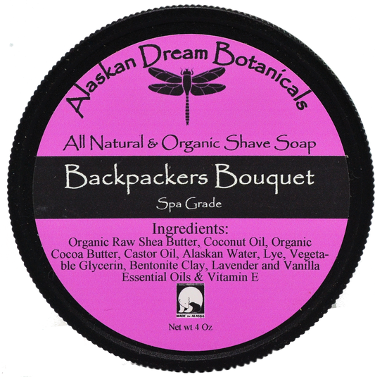 Backpackers Bouquet Shaving Soap - Alaskan Dream Botanicals