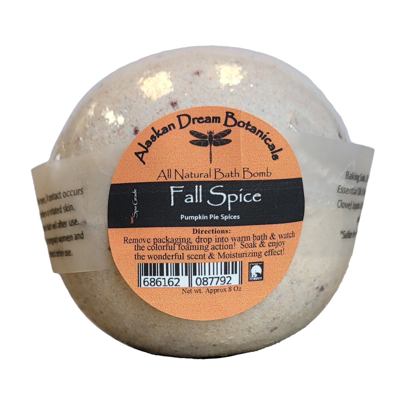 Seasonal: Fall Spice Spa Grade Bath Bomb