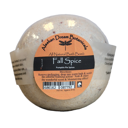 Seasonal: Fall Spice Spa Grade Bath Bomb