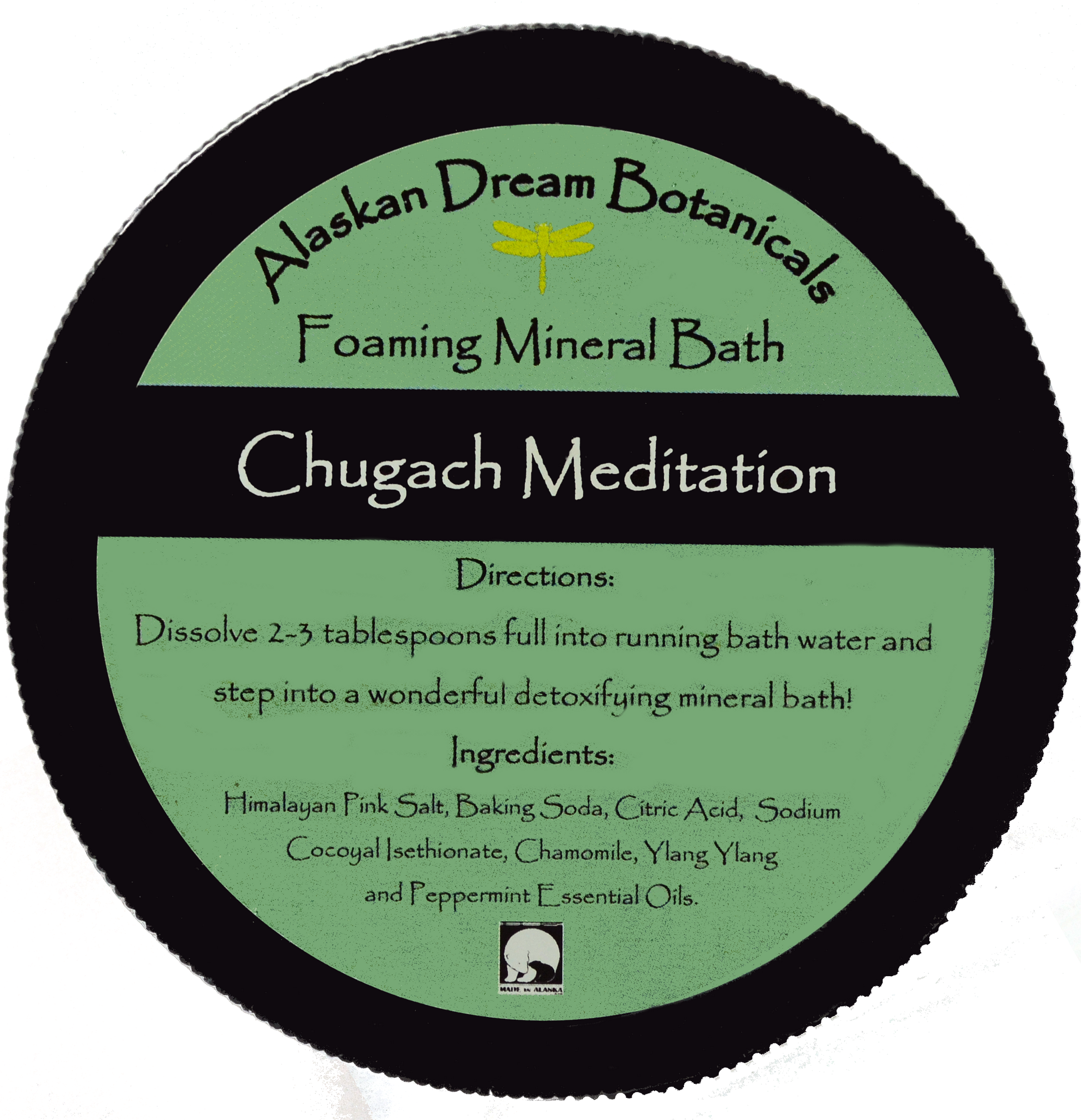 Chugach Meditation Spa Grade Foaming Mineral Bath - Alaskan Dream Botanicals