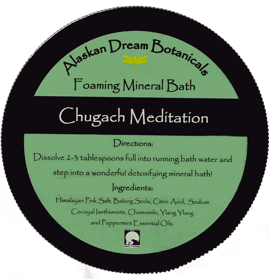 Chugach Meditation Spa Grade Foaming Mineral Bath - Alaskan Dream Botanicals