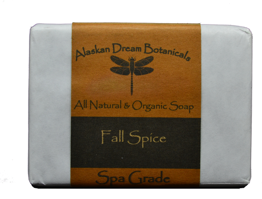 Fall Spice Spa Grade Bar Soap - Alaskan Dream Botanicals