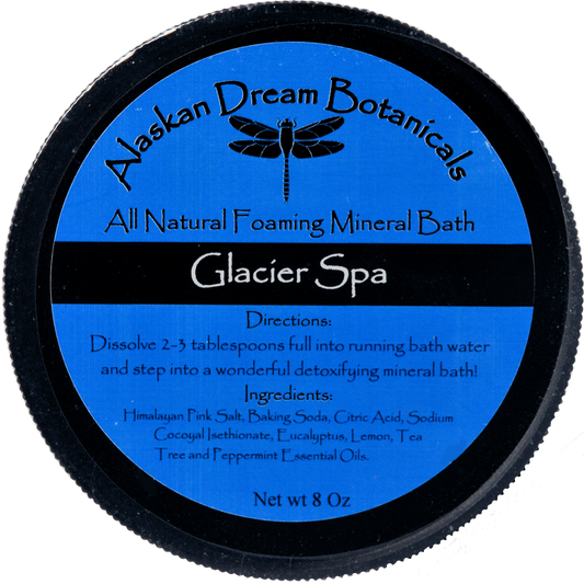 Glacier Spa (Spa Grade) Foaming Mineral Bath - Alaskan Dream Botanicals