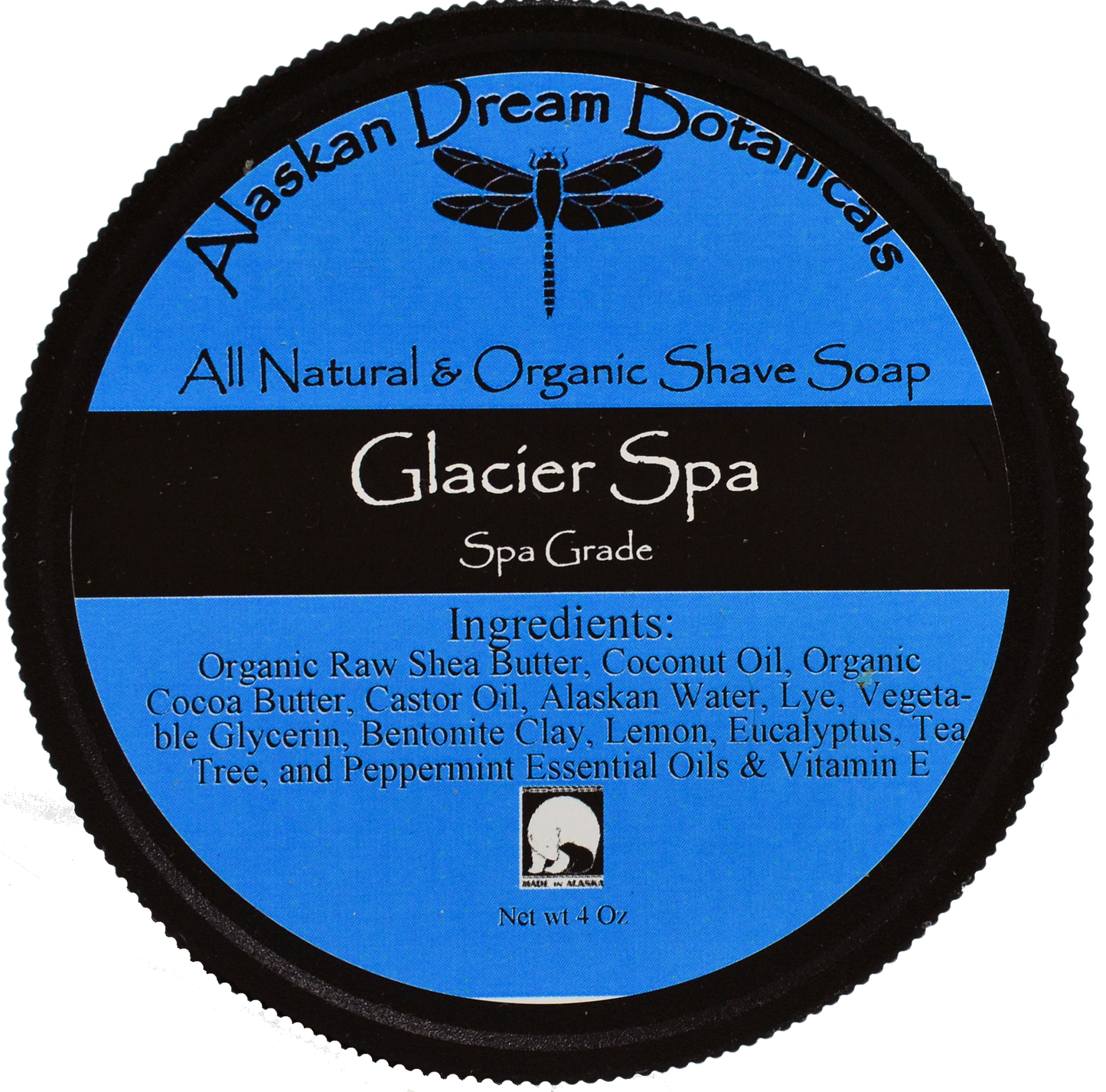 Glacier Spa Spa Grade Shaving Cream Soap - Alaskan Dream Botanicals