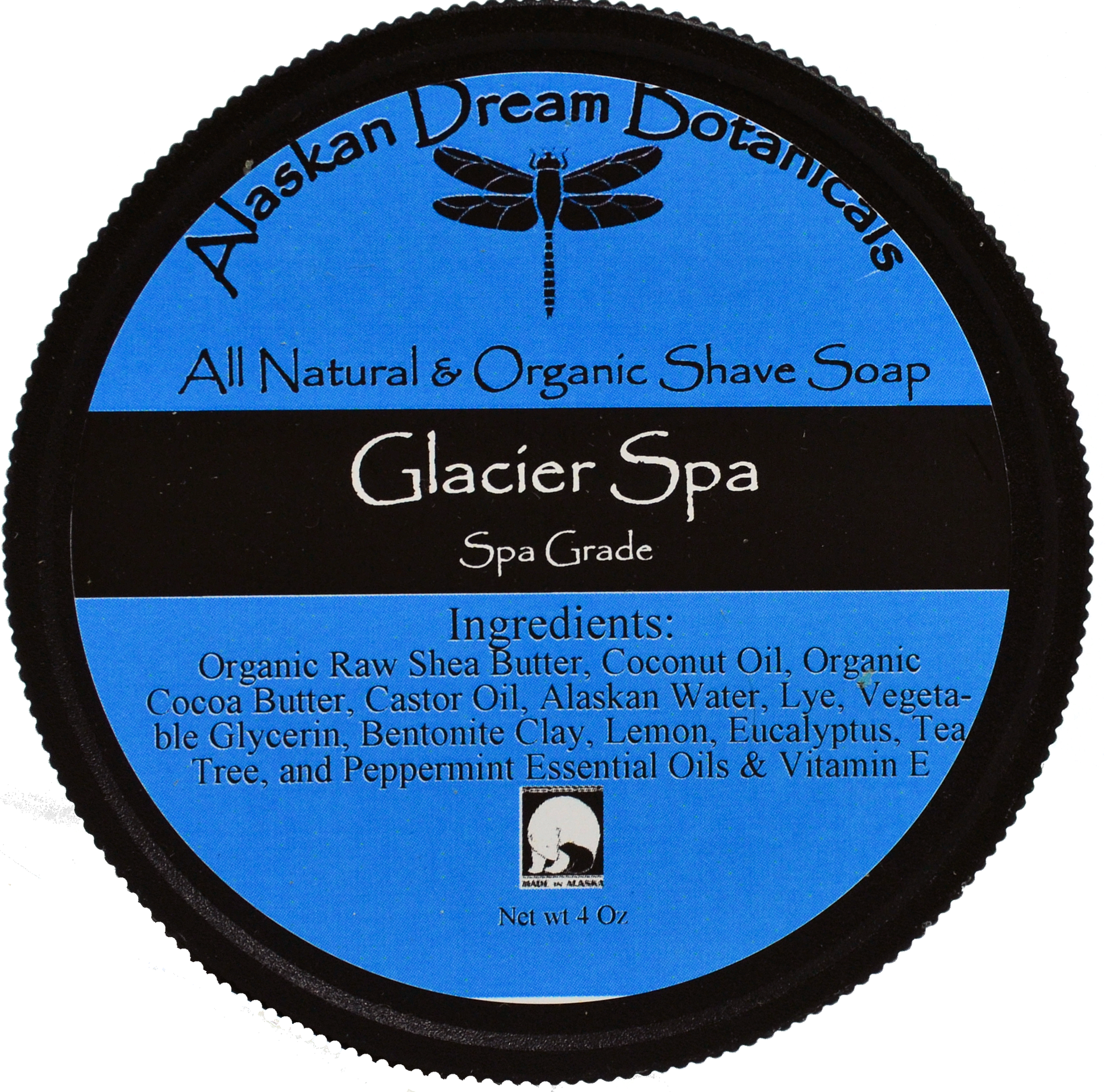 Glacier Spa Spa Grade Shaving Cream Soap - Alaskan Dream Botanicals