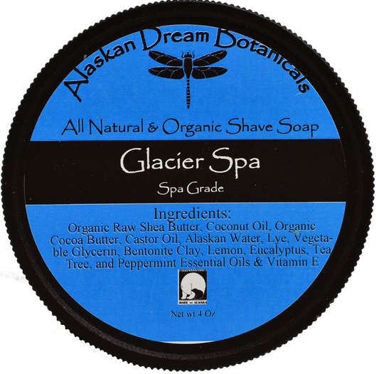 Glacier Spa Spa Grade Shaving Cream Soap - Alaskan Dream Botanicals