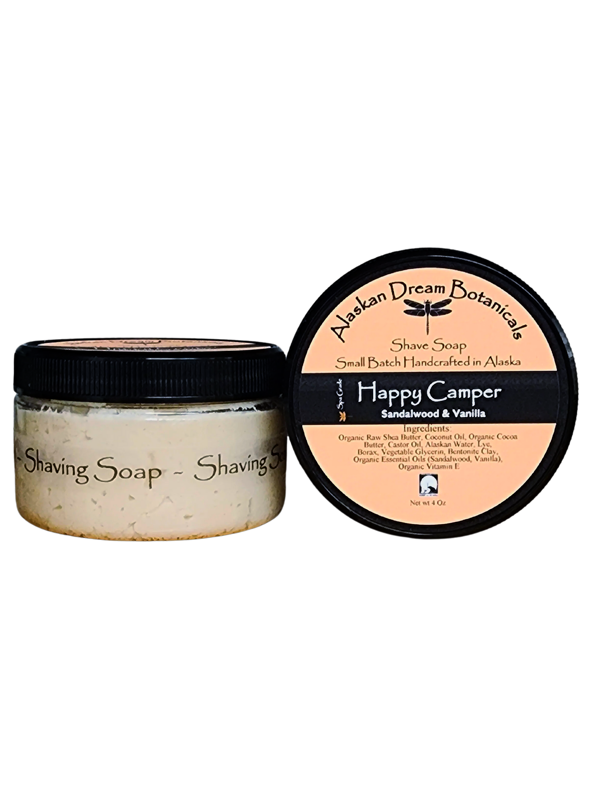 Happy Camper Spa Grade Shaving  Soap - Alaskan Dream Botanicals