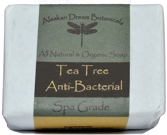 Tea Tree Antibacterial Spa Grade Bar Soap - Alaskan Dream Botanicals