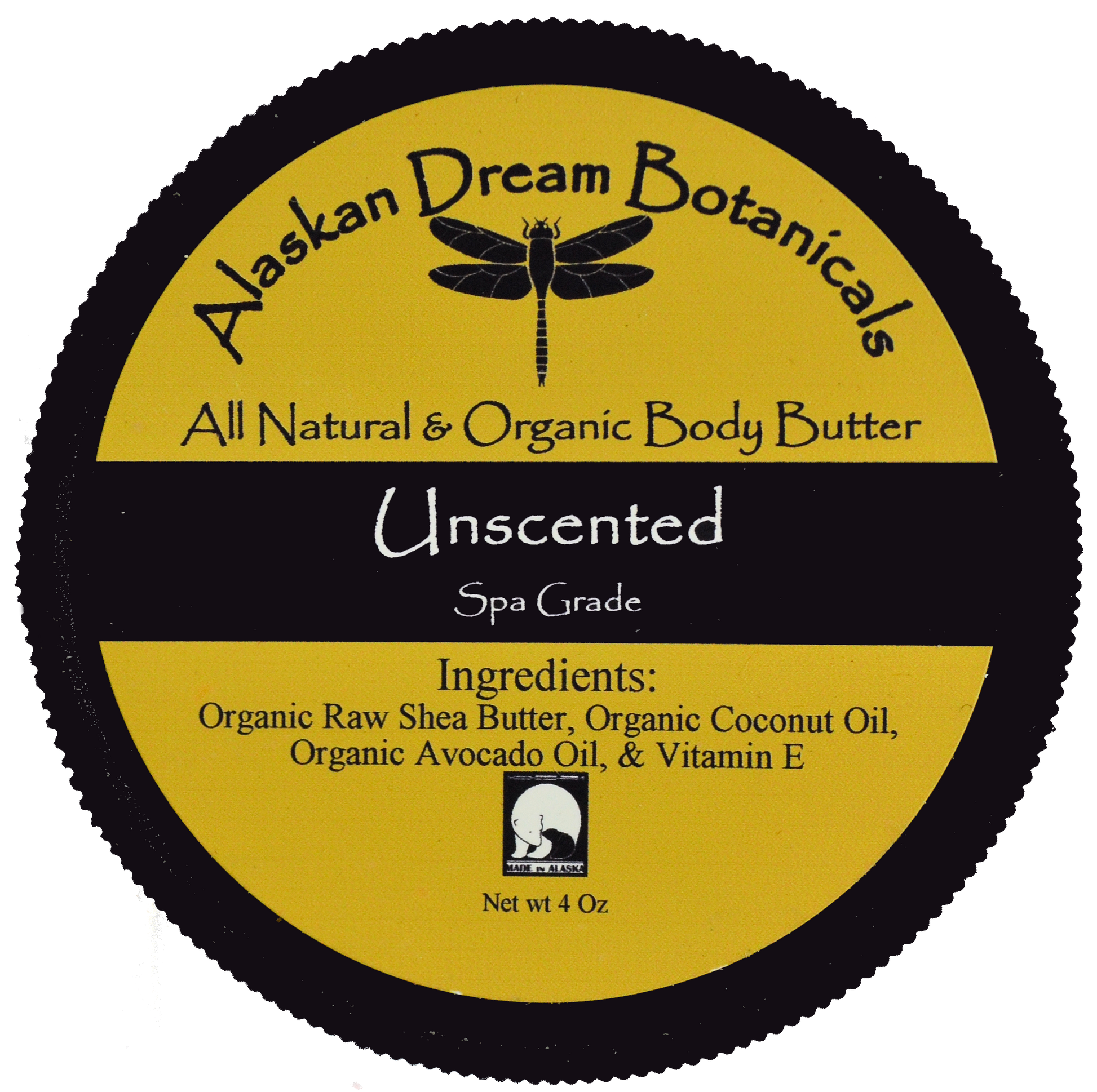 Unscented Shea Body Butter - Alaskan Dream Botanicals