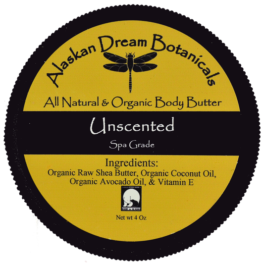 Unscented Shea Body Butter - Alaskan Dream Botanicals