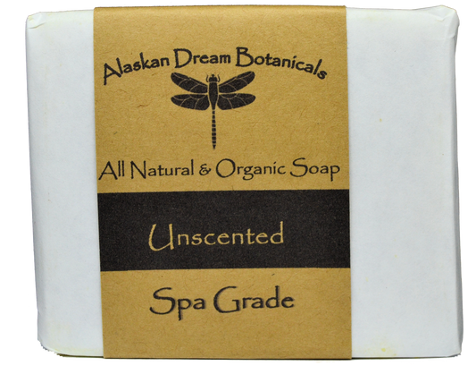 Unscented Spa Grade Bar Soap - Alaskan Dream Botanicals