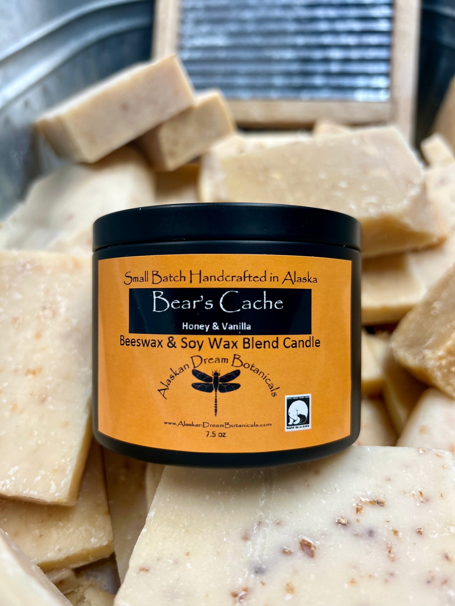Bear's Cache Candle - 7.5oz Tin