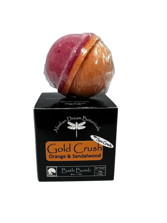 Gold Crush Spa Grade Bath Bomb